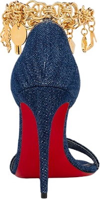 (Women) Christian Louboutin Denim Sandal 'Blue' 1220788T080 Lookbook (Women) Christian Louboutin Denim Sandal 'Blue' 1220788T080