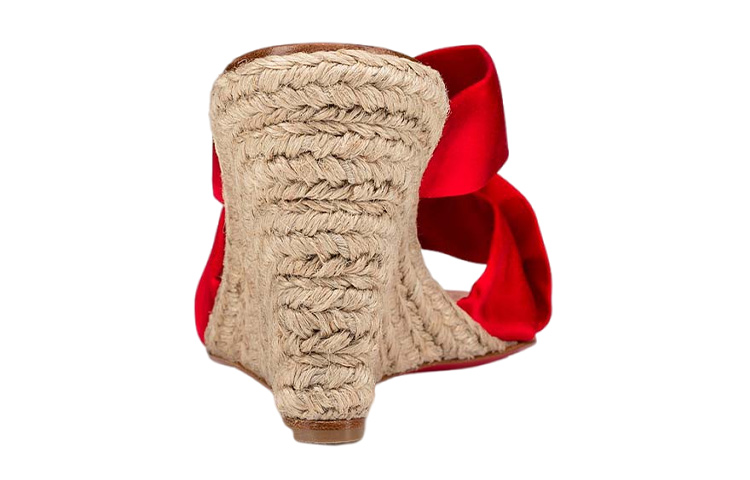 (W) Christian Louboutin Dispo Zeppa 'Red' 圖 3
