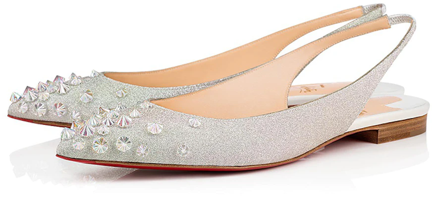 (Women) Christian Louboutin Drama Sling 'Silver' 1191214H679 Lookbook (Women) Christian Louboutin Drama Sling 'Silver' 1191214H679