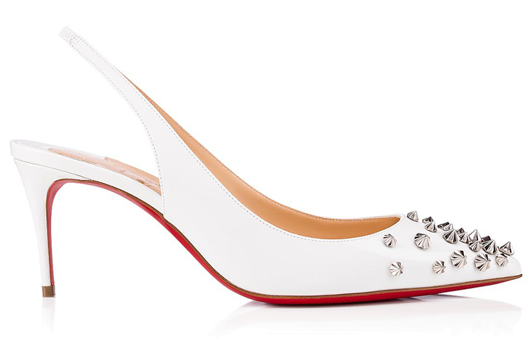 Order (Women) Christian Louboutin Drama Sling 'White' 3180437W083