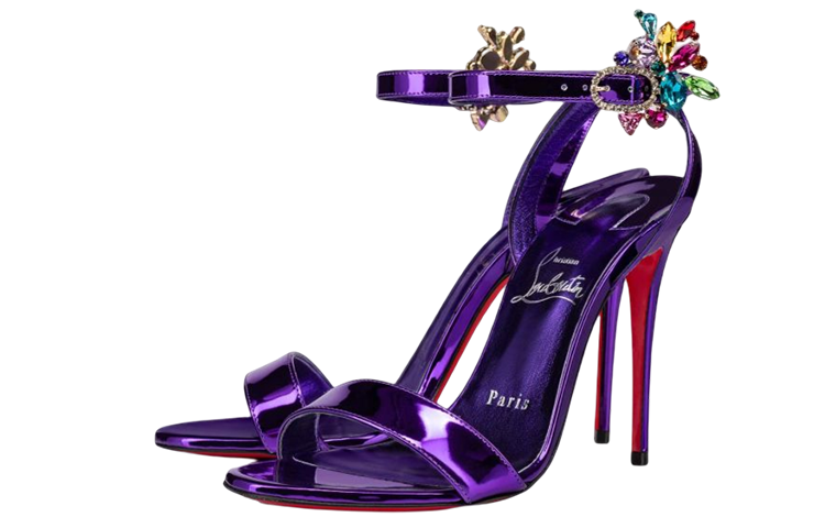 (W) Christian Louboutin Elektra 'Purple Leather' 圖 2
