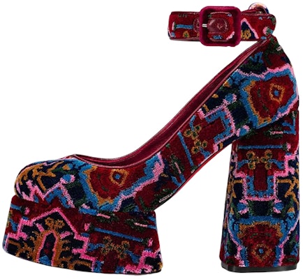 (Women) Christian Louboutin Embellished Buckle Espadrille Wedge 'Multicolor' 3221171T701 Buy (Women) Christian Louboutin Embellished Buckle Espadrille Wedge 'Multicolor' 3221171T701