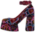 Buy (W) 크리스찬 루부탱 멀티컬러 버클 에스파듀 웨지 3221171T701
