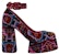 (Women) Christian Louboutin Embellished Buckle Espadrille Wedge 'Multicolor' 3221171T701