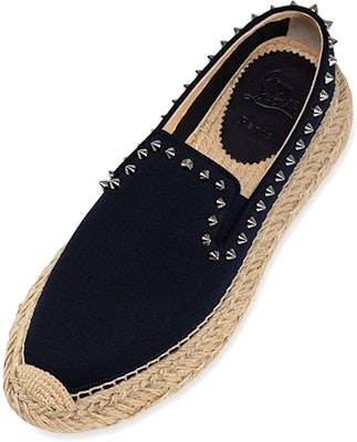 (Women) Christian Louboutin Espadrille Platform Flats 'Blue' 3210486U727 Lookbook (Women) Christian Louboutin Espadrille Platform Flats 'Blue' 3210486U727