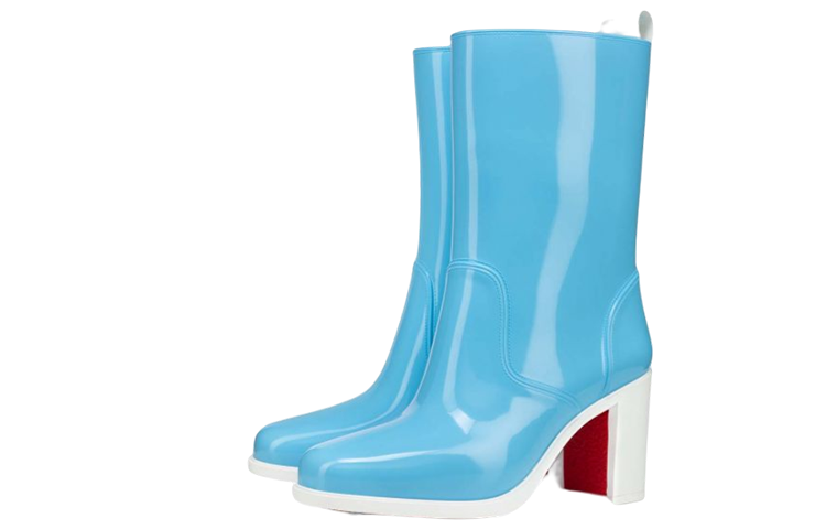(W) Christian Louboutin Fashion Boot 'Blue Patent Leather' 圖 2