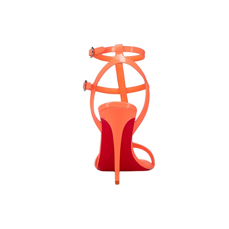 (W) Christian Louboutin Fashion Calfskin Sandal 'Orange' 圖 3