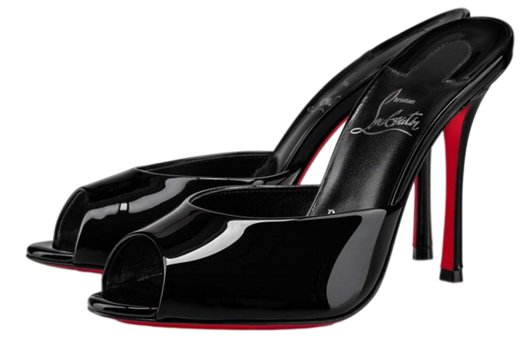 (W) Christian Louboutin Fashion Sandal 'Black Patent Leather' 圖 2