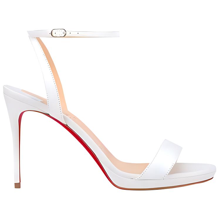(W) Christian Louboutin Fashion Sandal 'White Leather' 圖 2
