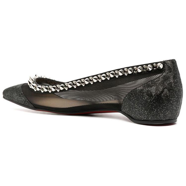 (W) Christian Louboutin Flat 'Black Studs' 圖 4