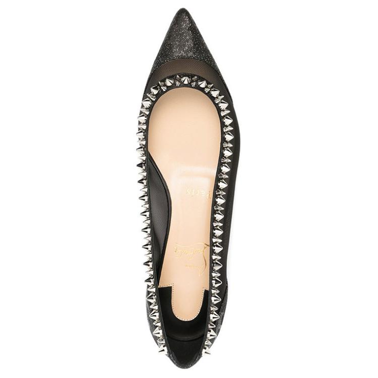 (W) Christian Louboutin Flat 'Black Studs' 圖 5