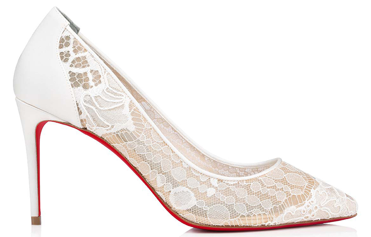 (W) Christian Louboutin Follies Lace 'White' 圖 2