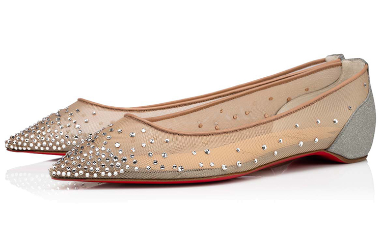 (W) Christian Louboutin Follies Strass 'Beige' 圖 3