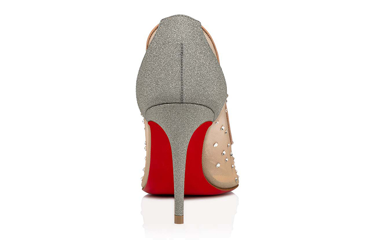 (W) Christian Louboutin Follies Strass 'Beige Fashion High Heels' 圖 4