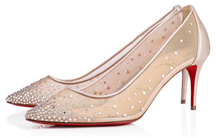 (W) Christian Louboutin Follies Strass 'Nude' 圖 3