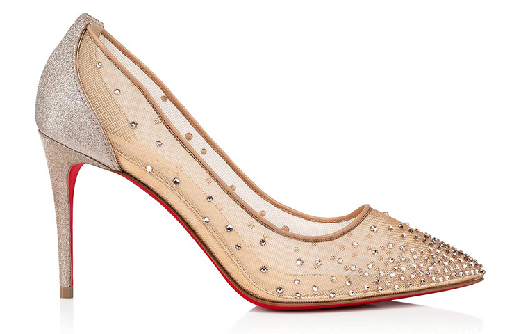 (W) Christian Louboutin Follies Strass 'Nude Gold' 圖 2