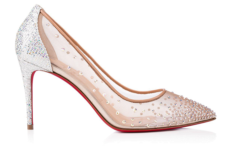 (W) Christian Louboutin Follies Strass 'Silver' 圖 2
