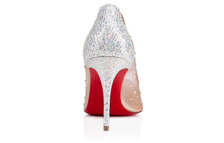 (W) Christian Louboutin Follies Strass 'Silver' 圖 4