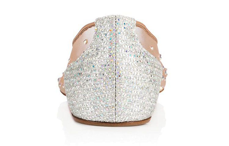 (W) Christian Louboutin Follies Strass Flat 'Brown' 圖 4