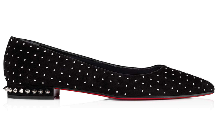 (W) Christian Louboutin Free Hall Plume 'Black Fashion Flats' 圖 2