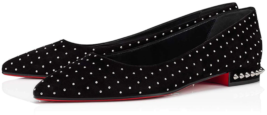 (W) Christian Louboutin Free Hall Plume 'Zapatos Planos Negros de Moda' 1220242J967 Lookbook (W) Christian Louboutin Free Hall Plume 'Zapatos Planos Negros de Moda' 1220242J967