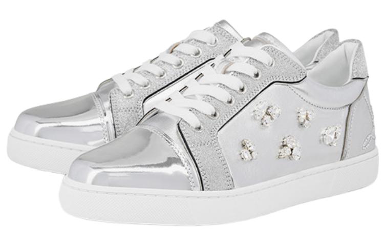 (W) Christian Louboutin Fun Vieira Low Top 'Grey Leather' 圖 2