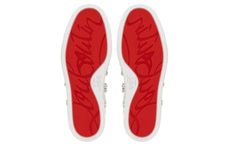 (W) Christian Louboutin Fun Vieira Low Top 'Grey Leather' 圖 5