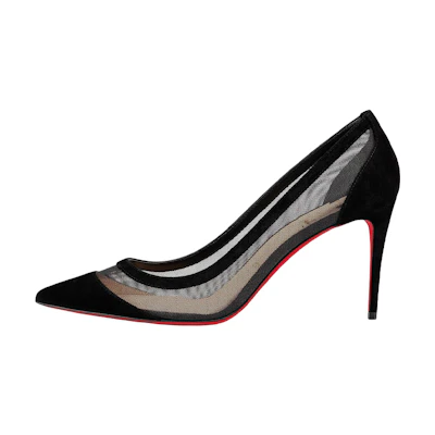 (W) Christian Louboutin Galativi 'Black Stiletto'