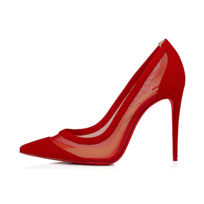 (W) Christian Louboutin Galativi 'Fashionable Elegance Red High Heels'