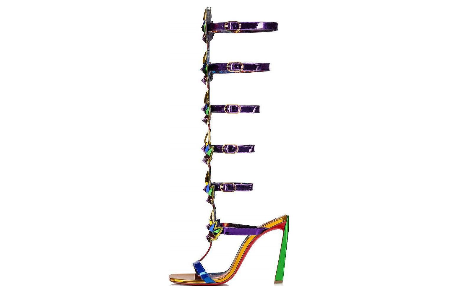 (W) Christian Louboutin Giuseppe Zanotti Harmony Sandals 'Gold'