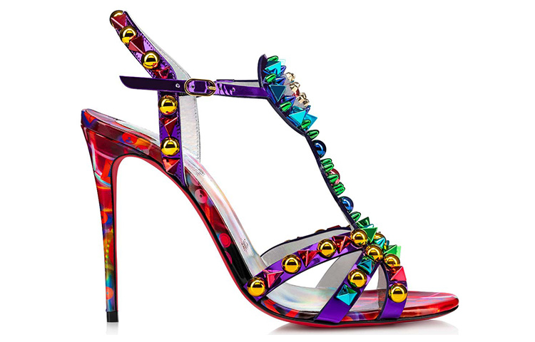 (W) Christian Louboutin Goldora Sandals 'Patent Mirror Strappy' 圖 2