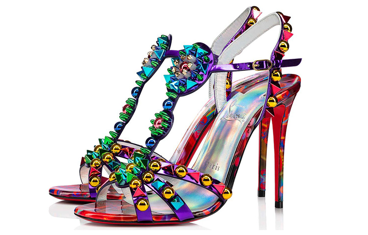 (W) Christian Louboutin Goldora Sandals 'Patent Mirror Strappy' 圖 3