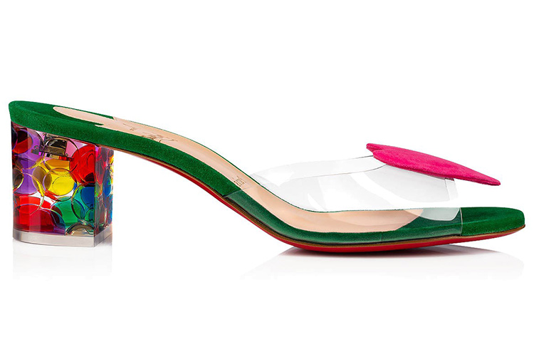 (W) Christian Louboutin Hallu Corazon 'Green Velvet' 圖 2