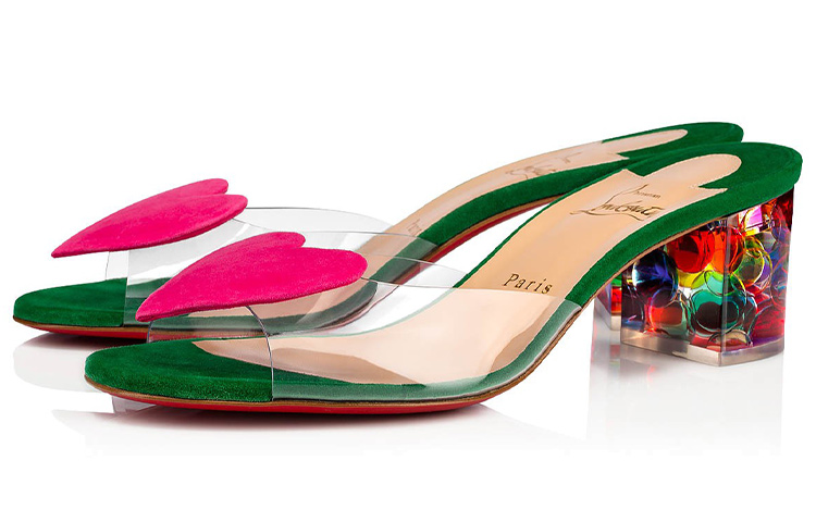 (W) Christian Louboutin Hallu Corazon 'Green Velvet' 圖 3