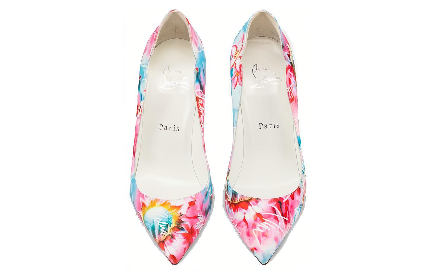(W) Christian Louboutin Heels 'Multicolor Calfskin Print' 圖 3