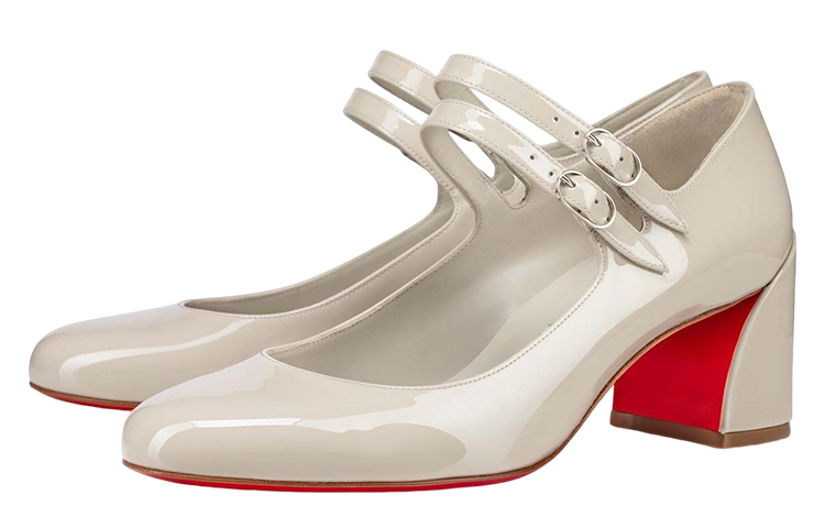 (W) Christian Louboutin High Heel 'Beige Patent' 圖 2