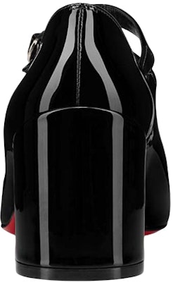 (W) Christian Louboutin High Heel 'Kulit Hitam Glossy dengan Gesper' 1220145B439 Lookbook (W) Christian Louboutin High Heel 'Kulit Hitam Glossy dengan Gesper' 1220145B439