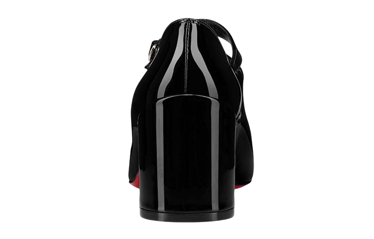 (W) Christian Louboutin High Heel 'Black Patent Leather Buckle' 圖 5