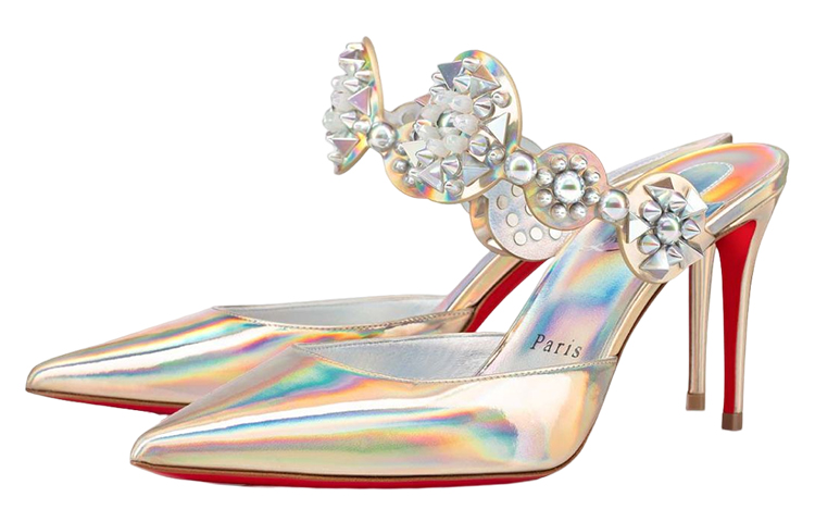 (W) Christian Louboutin High Heel 'Gold Patent Leather' 圖 2