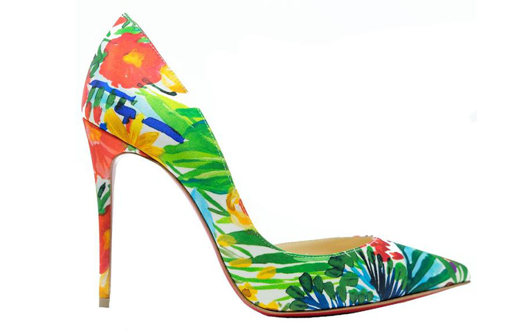 (W) Christian Louboutin High Heel 'Multicolor Floral' 圖 2