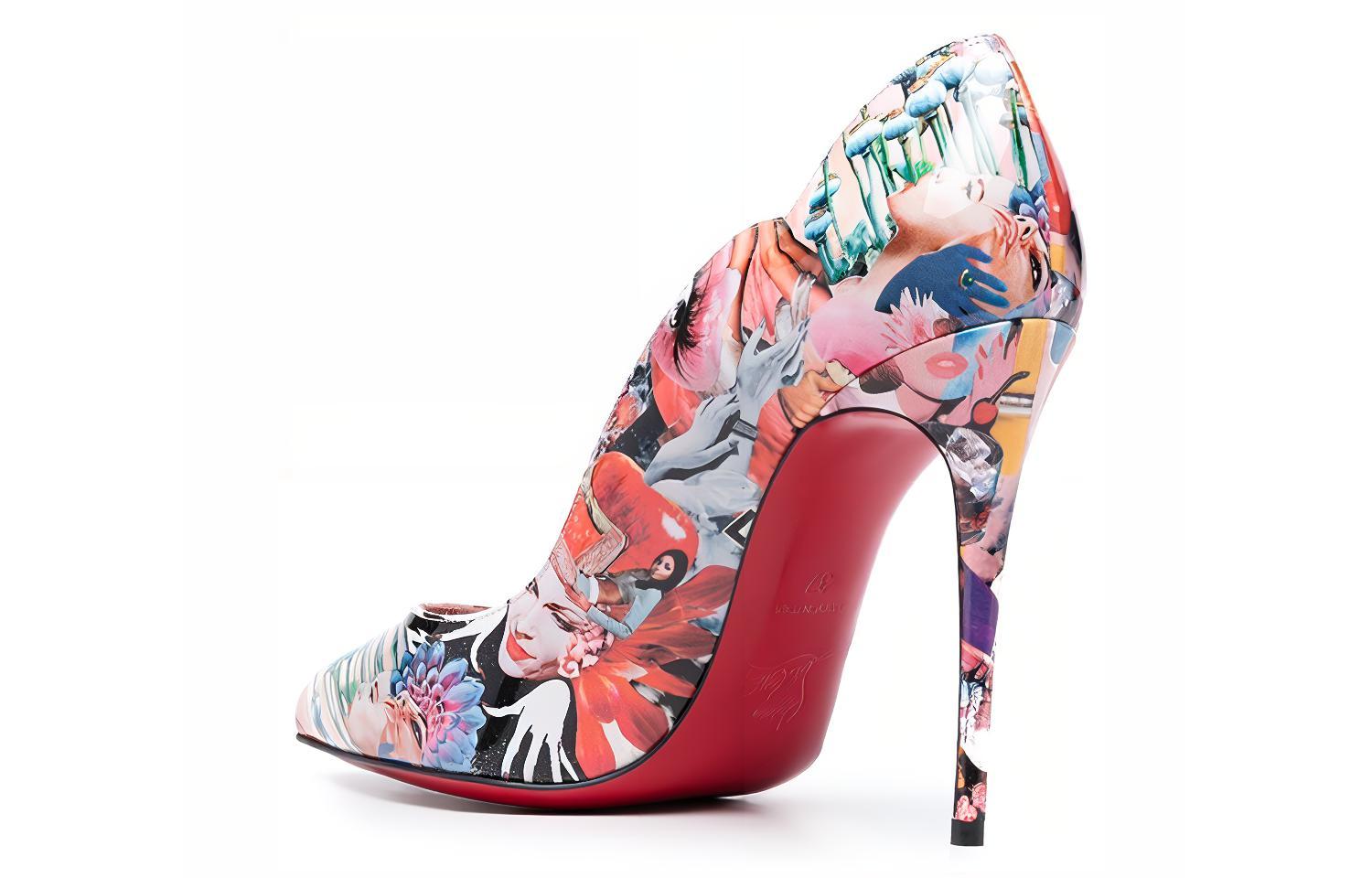 (W) Christian Louboutin High Heel 'Multicolor Leather Print' 圖 3