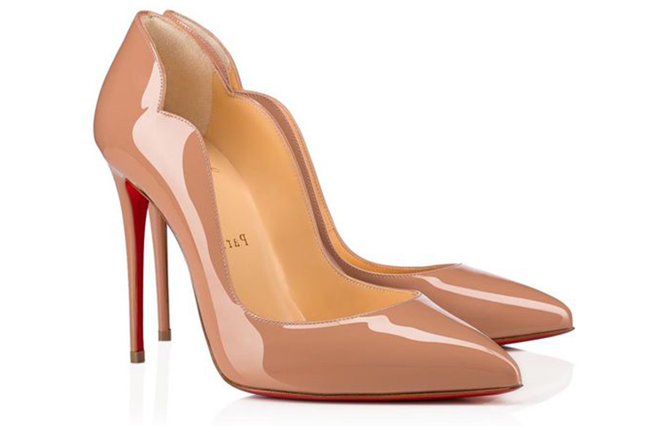 (W) Christian Louboutin Hot Chick Décolleté 100 MM Pink Blush 'Beige' 圖 3
