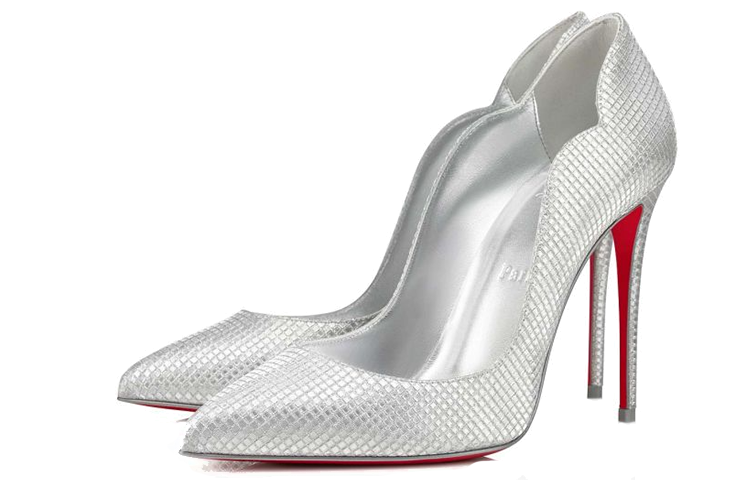 (W) Christian Louboutin High Heel 'Silver Sequin' 圖 3