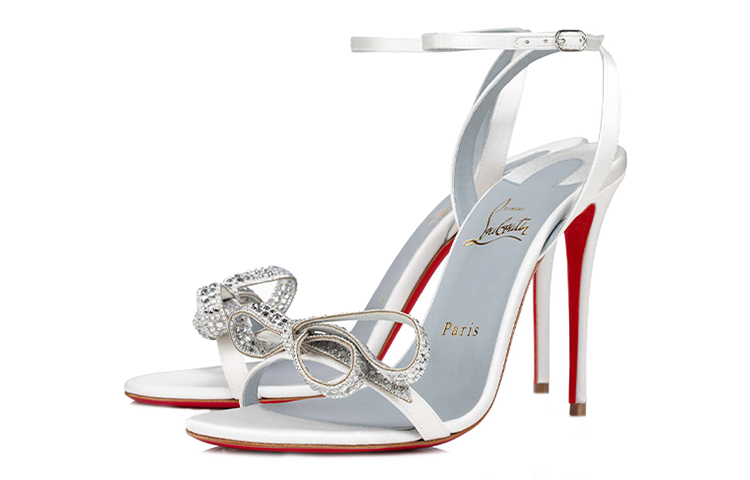 (W) Christian Louboutin High Heel 'White Leather' 圖 2