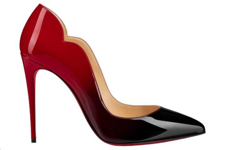 (W) Christian Louboutin High Heels 'Black to Red Gradient' 圖 2