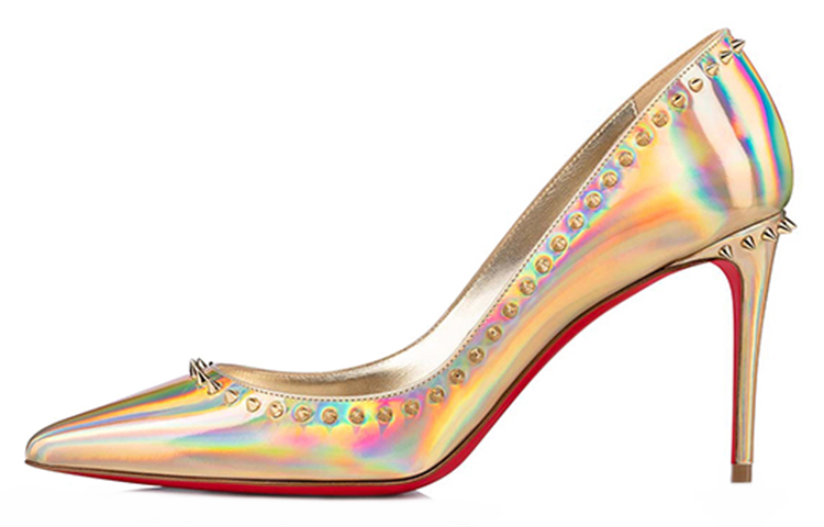 (W) Christian Louboutin High Heels 'Gold'