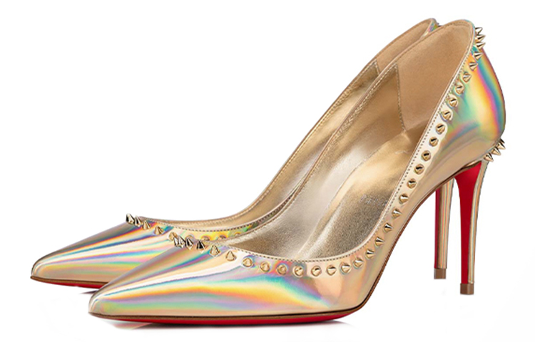 (W) Christian Louboutin High Heels 'Gold' 圖 2