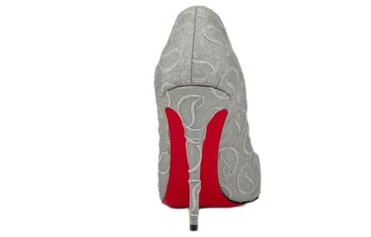 (W) Christian Louboutin High Heels 'Silver Calfskin' 圖 4