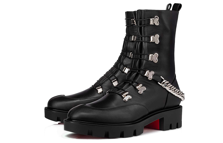 Lookbook (W) Christian Louboutin Sepatu Boot Pendek 'Hitam Fashion' 3210992CM47