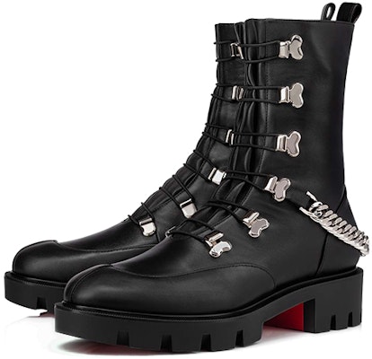 (Women) Christian Louboutin Horse Bootie 'Black Fashion' 3210992CM47 Lookbook (Women) Christian Louboutin Horse Bootie 'Black Fashion' 3210992CM47